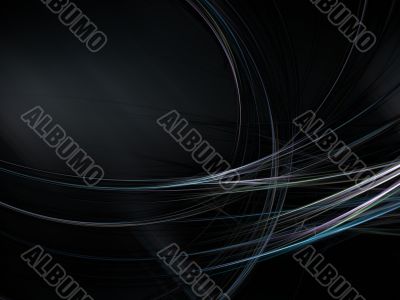 Tangled and Blends Abstract Background