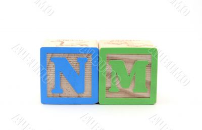Block letters State Abbriviations