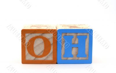 Block letters State Abbriviations