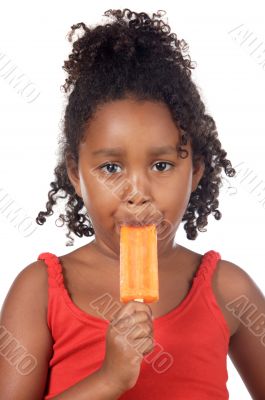 Girl eating ice cream