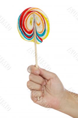 Hand with caramel