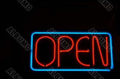 Neon Open Sign