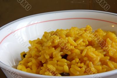 Risotto a la milanese