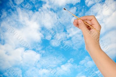 Drawing a sky