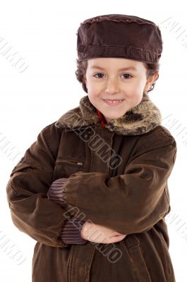 child whit hat