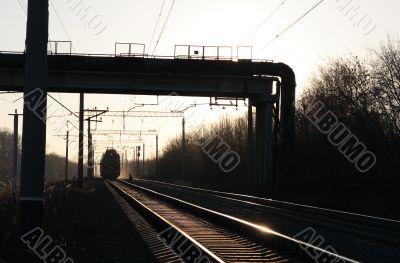 Coming nearer train.