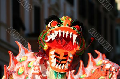 chinese dragon mask