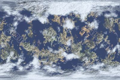 map of planet