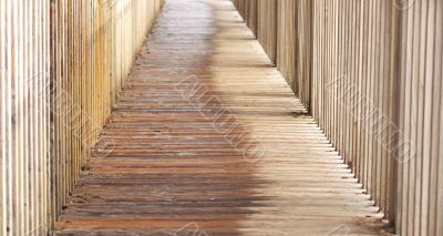 wooden pavement