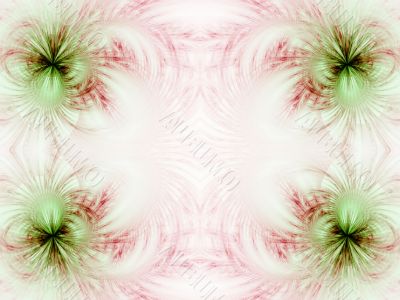 Textured Corners Border Abstract Background