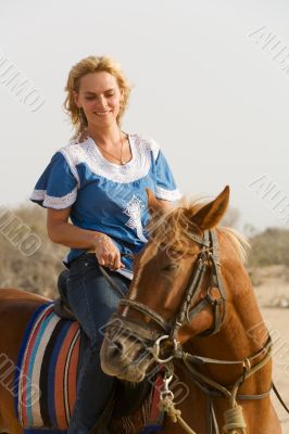 Girl riding