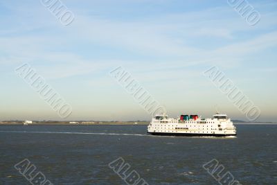 cruise ship in open water