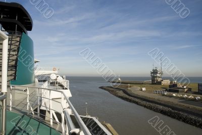 ferry leaves harbor