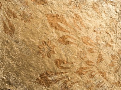 Golden plate background