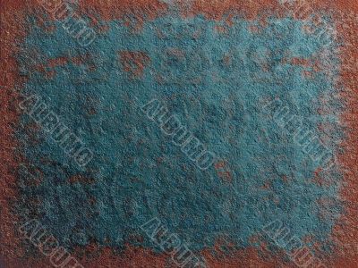 Rusted plate