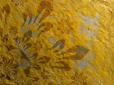 Gold plate background