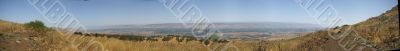 Galilee landscape panorama