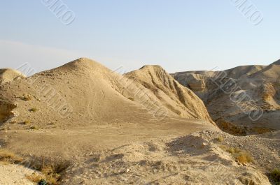 arava desert - dead landscape, background