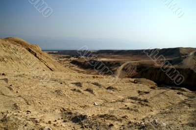 arava desert - dead landscape, background