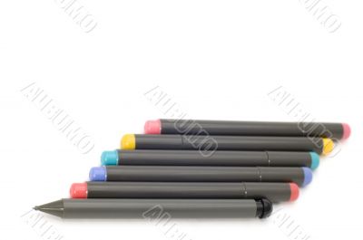 soft-tip pen close-up