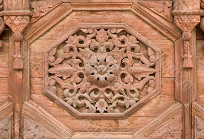 Rustic wooden ornament