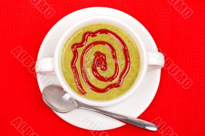 Spinach puree