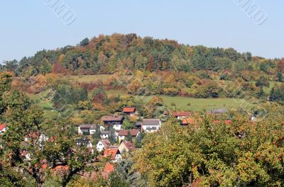 Village In Fall