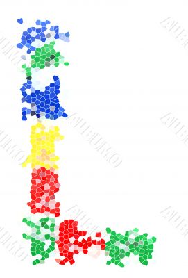 You can write messages with this letters series