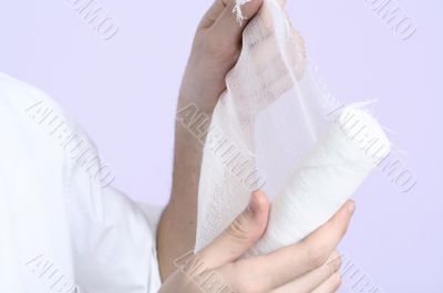 Portrait of a young doctor.