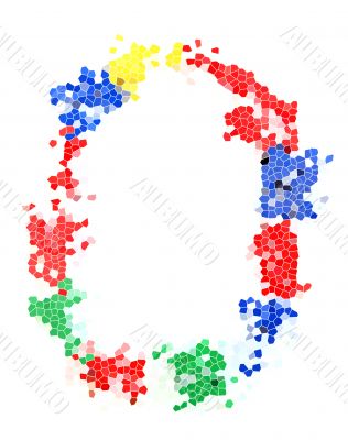 You can write messages with this letters series