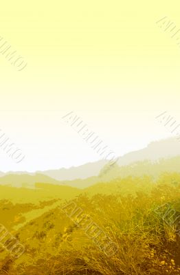 yellow hills
