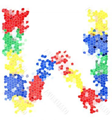 You can write messages with this letters series