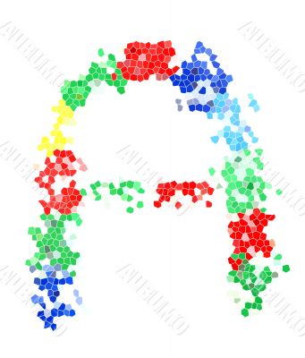 You can write messages with this letters series