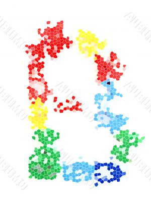 You can write messages with this letters series