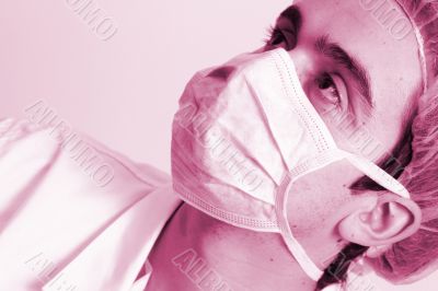 Portrait of a young doctor.