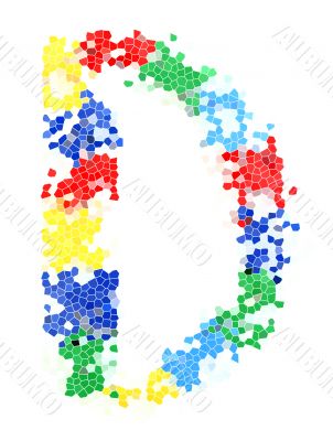 You can write messages with this letters series