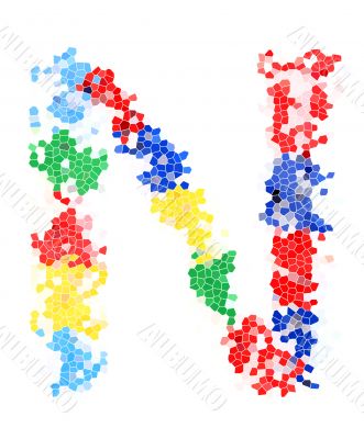 You can write messages with this letters series