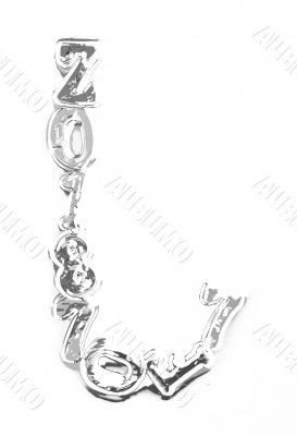 You can write messages with this letters series