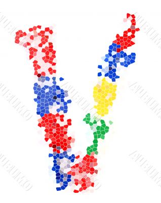 You can write messages with this letters series