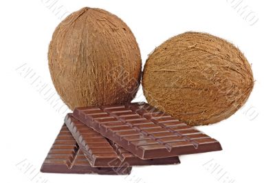 Chocolate with coconut