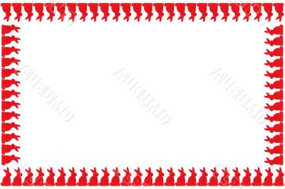 Frame of rabbits