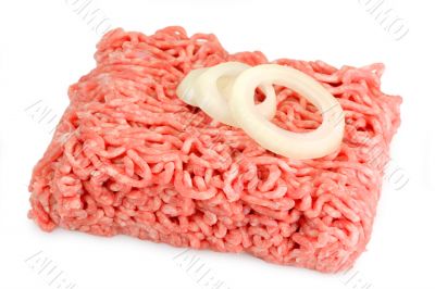 Fresh Mincemeat with Onion Rings