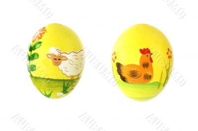 painted easter eggs