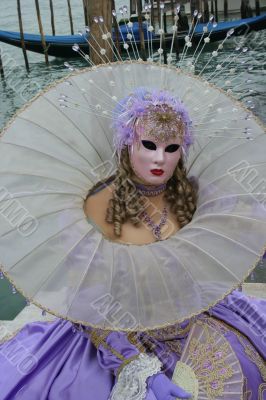  Venice Carnival mask.