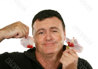 Man With Broken Flower 1