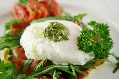 Poached Egg Pesto 6