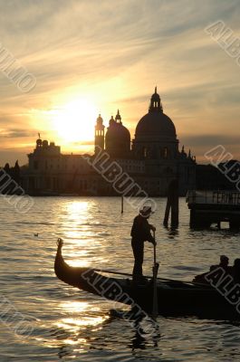 Sunset on Venice bay