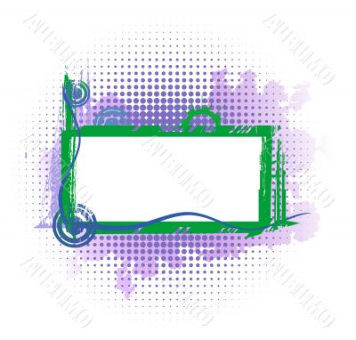 Violet industrial frame