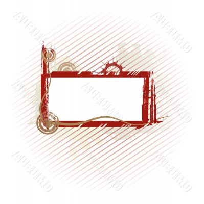Olive industrial frame