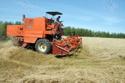 combine harvester